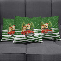 Pembroke Welsh Corgi Dog Xmas Christmas Pillow Cover Xmas Holiday Patterns - Wonder Print Shop
