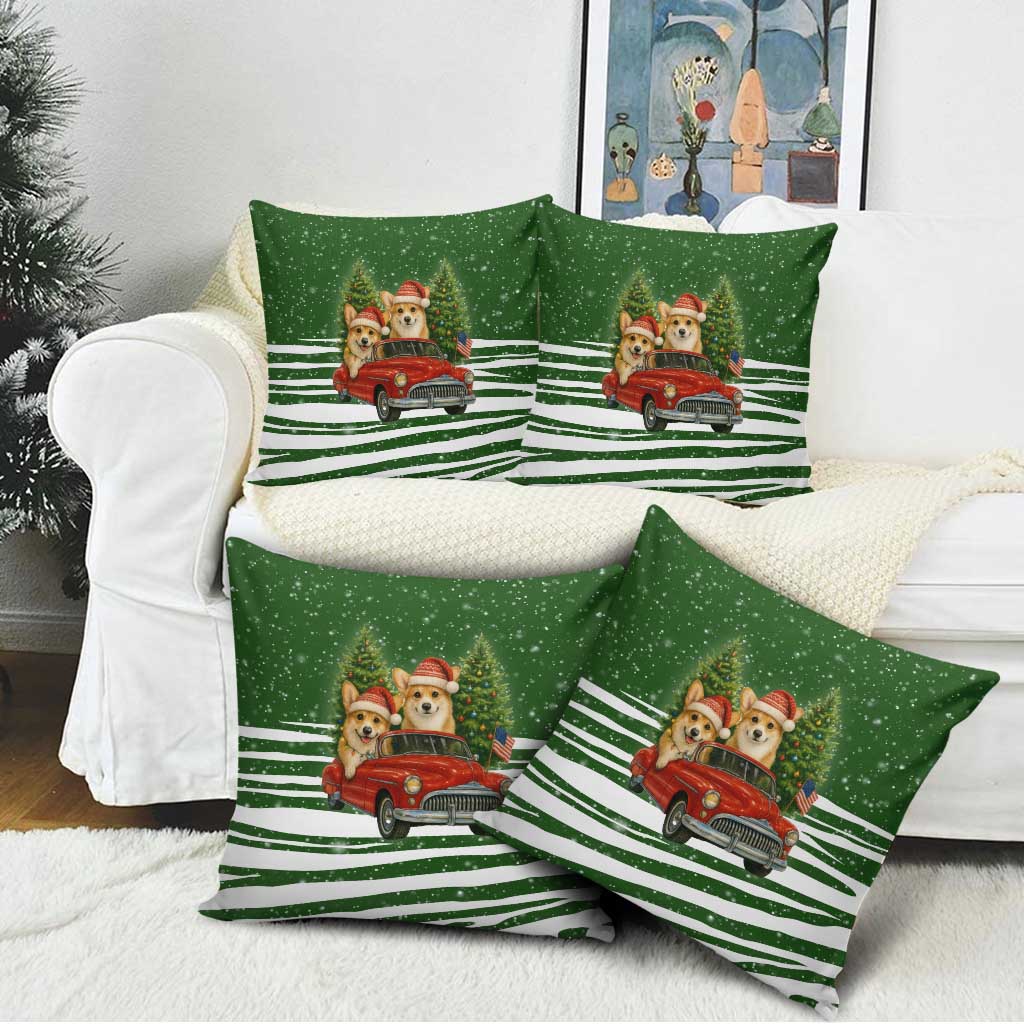Pembroke Welsh Corgi Dog Xmas Christmas Pillow Cover Xmas Holiday Patterns - Wonder Print Shop