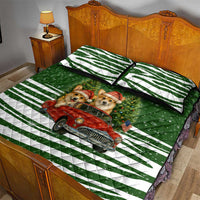 Pembroke Welsh Corgi Dog Xmas Christmas Quilt Bed Set Xmas Holiday Patterns - Wonder Print Shop