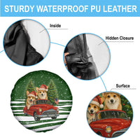 Pembroke Welsh Corgi Dog Xmas Christmas Spare Tire Cover Xmas Holiday Patterns - Wonder Print Shop
