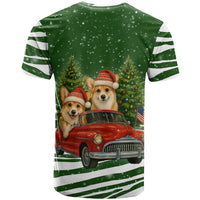 Pembroke Welsh Corgi Dog Xmas Christmas T Shirt Xmas Holiday Patterns - Wonder Print Shop