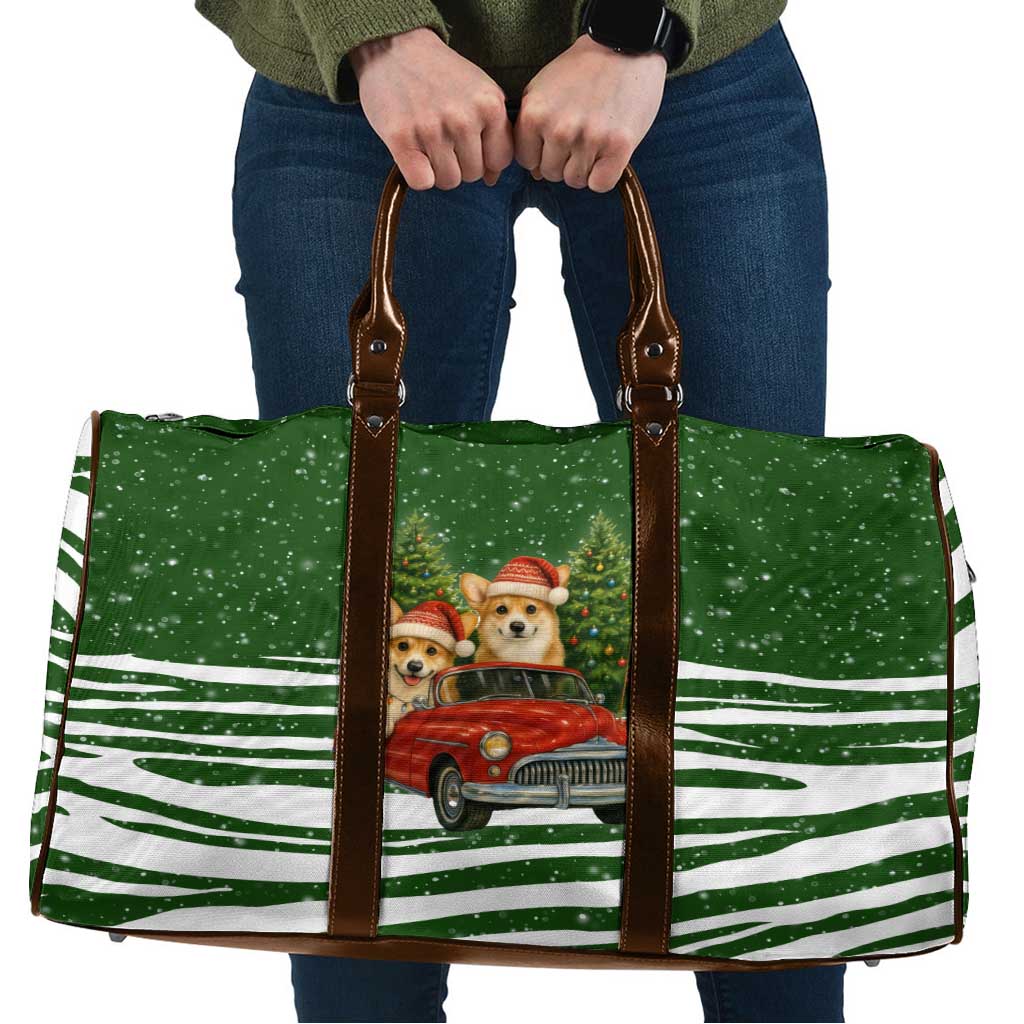 Pembroke Welsh Corgi Dog Xmas Christmas Travel Bag Xmas Holiday Patterns - Wonder Print Shop