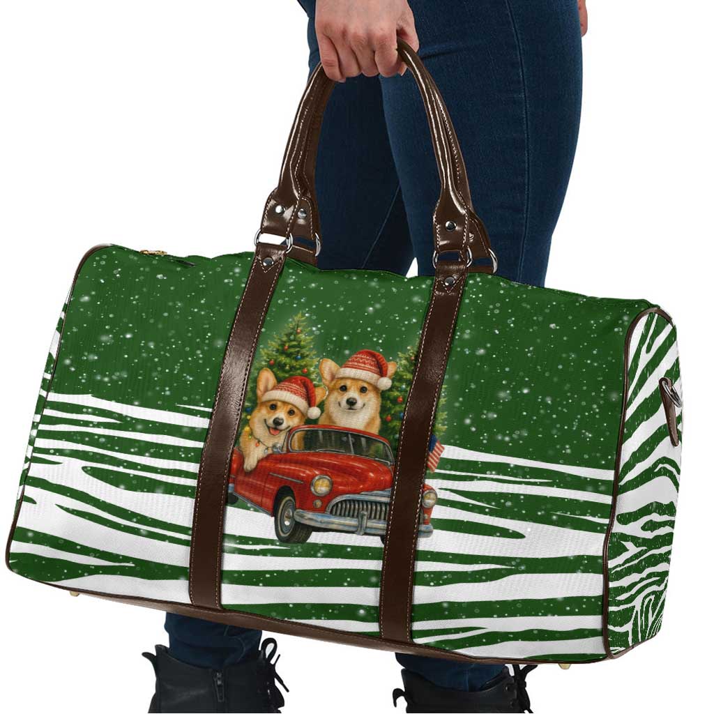 Pembroke Welsh Corgi Dog Xmas Christmas Travel Bag Xmas Holiday Patterns - Wonder Print Shop