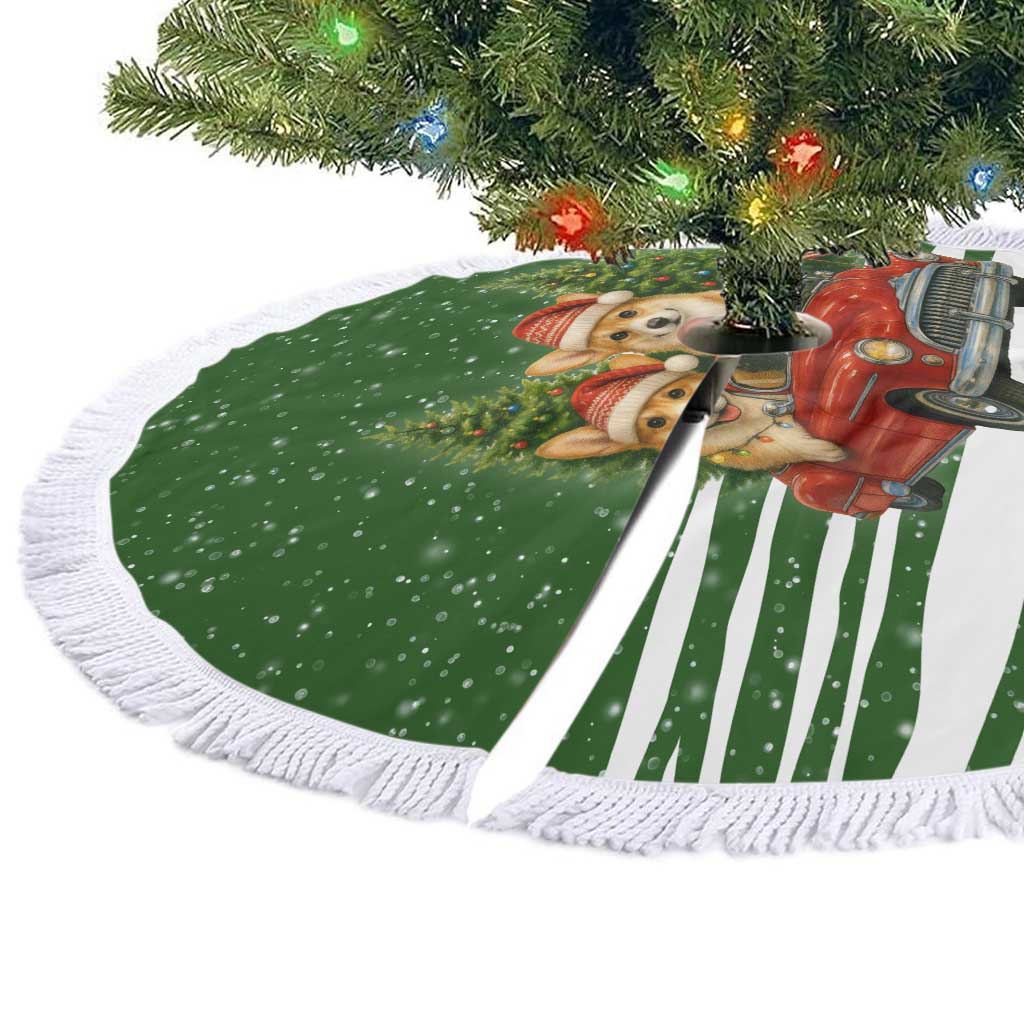Pembroke Welsh Corgi Dog Xmas Christmas Tree Skirt Xmas Holiday Patterns - Wonder Print Shop