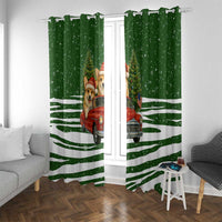 Pembroke Welsh Corgi Dog Xmas Christmas Window Curtain Xmas Holiday Patterns - Wonder Print Shop