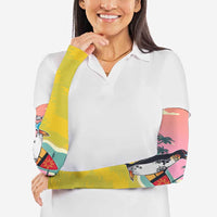 Penguin Im So Cool Christmas Arm Sleeves Xmas Holiday Patterns - Wonder Print Shop