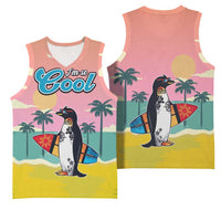 Penguin Im So Cool Christmas Basketball Jersey Xmas Holiday Patterns - Wonder Print Shop