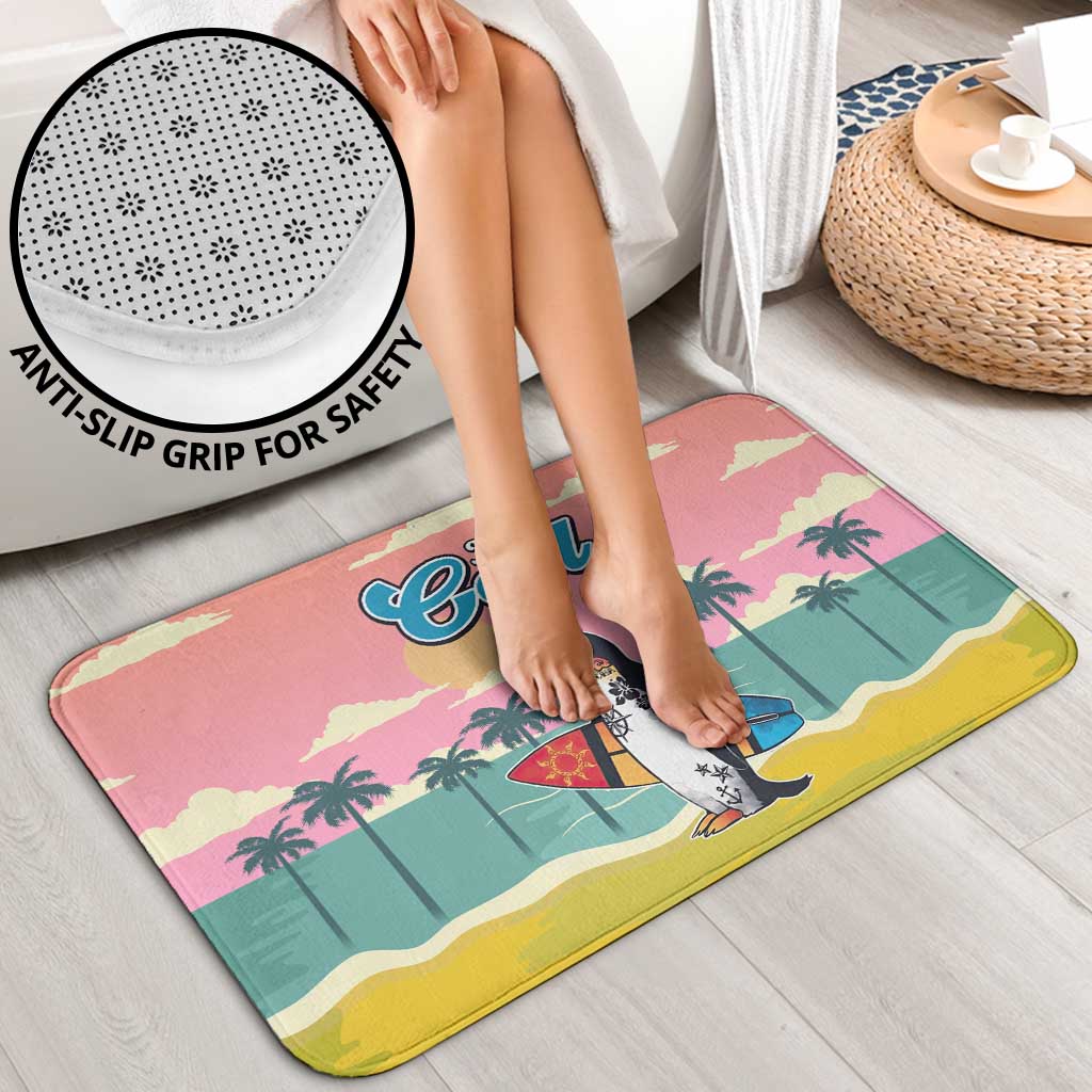 Penguin Im So Cool Christmas Bathroom Set Xmas Holiday Patterns - Wonder Print Shop