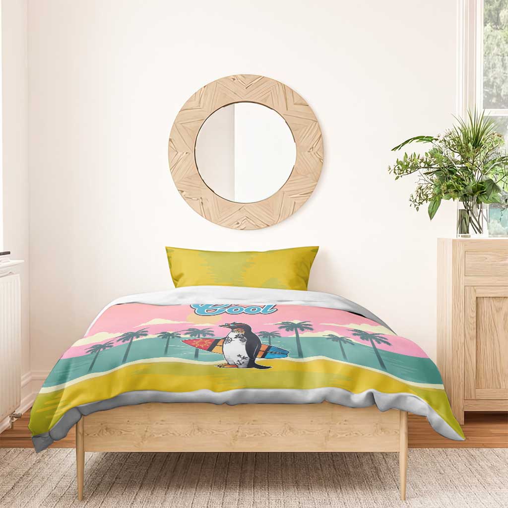 Penguin Im So Cool Christmas Bedding Set Xmas Holiday Patterns - Wonder Print Shop