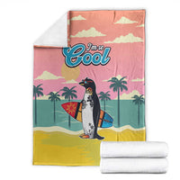 Penguin Im So Cool Christmas Blanket Xmas Holiday Patterns - Wonder Print Shop