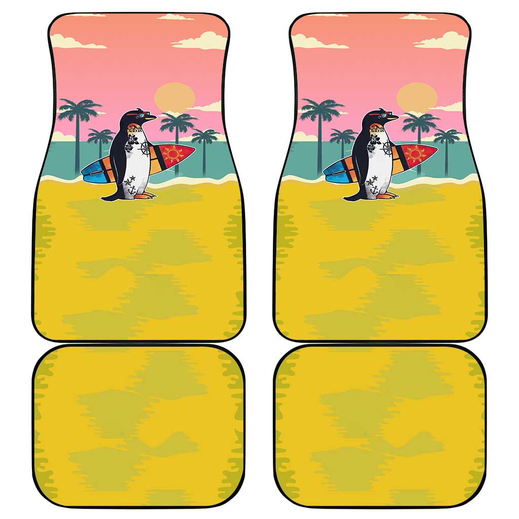 Penguin Im So Cool Christmas Car Mats Xmas Holiday Patterns - Wonder Print Shop