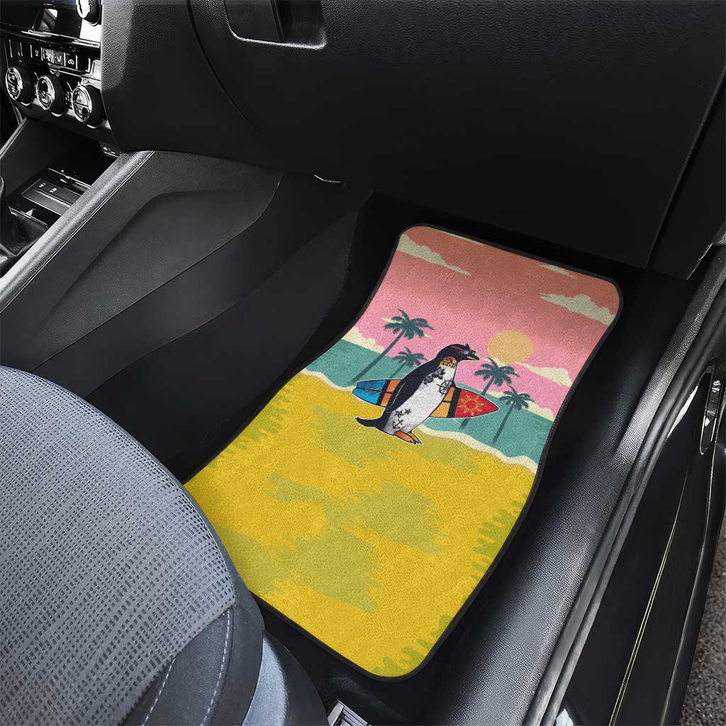 Penguin Im So Cool Christmas Car Mats Xmas Holiday Patterns - Wonder Print Shop