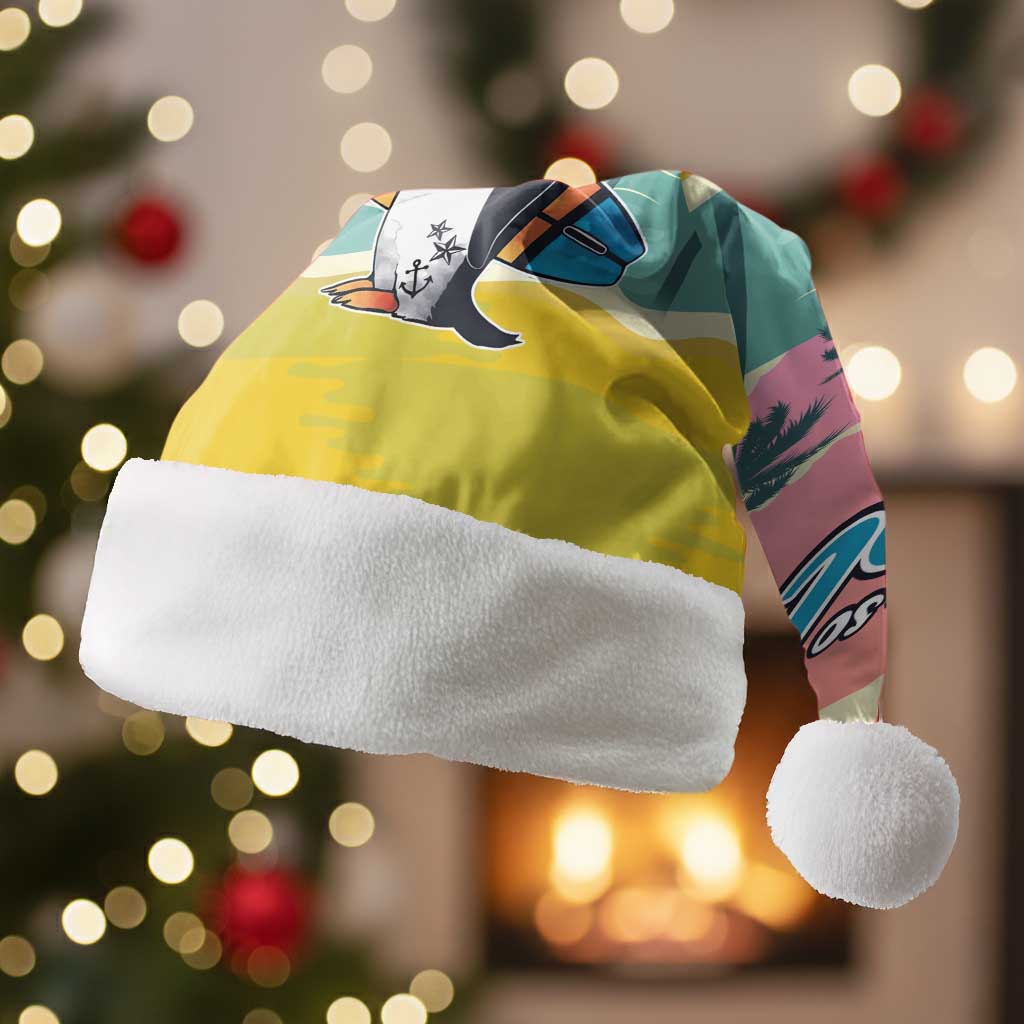 Penguin Im So Cool Christmas Santa Hat Xmas Holiday Patterns - Wonder Print Shop