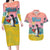 Penguin Im So Cool Christmas Couples Matching Long Sleeve Bodycon Dress and Hawaiian Shirt Xmas Holiday Patterns - Wonder Print Shop