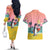 Penguin Im So Cool Christmas Couples Matching Off The Shoulder Long Sleeve Dress and Hawaiian Shirt Xmas Holiday Patterns - Wonder Print Shop