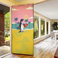 Penguin Im So Cool Christmas Door Cover Xmas Holiday Patterns - Wonder Print Shop