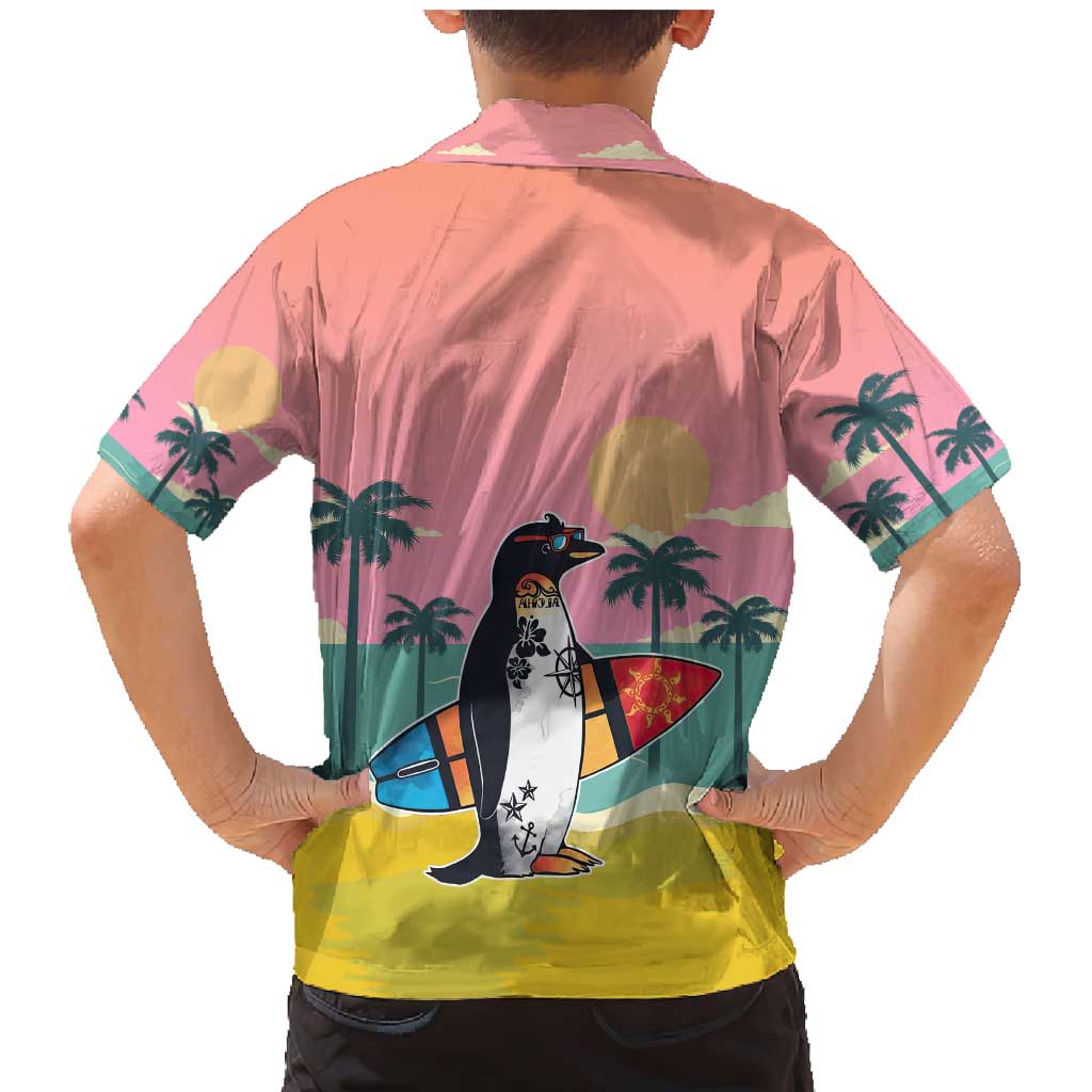 Penguin Im So Cool Christmas Family Matching Mermaid Dress and Hawaiian Shirt Xmas Holiday Patterns - Wonder Print Shop