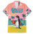 Penguin Im So Cool Christmas Family Matching Off The Shoulder Long Sleeve Dress and Hawaiian Shirt Xmas Holiday Patterns - Wonder Print Shop
