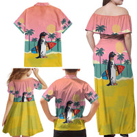 Penguin Im So Cool Christmas Family Matching Off Shoulder Maxi Dress and Hawaiian Shirt Xmas Holiday Patterns - Wonder Print Shop