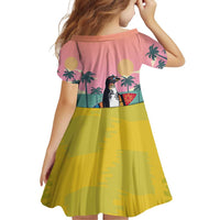 Penguin Im So Cool Christmas Family Matching Off Shoulder Short Dress and Hawaiian Shirt Xmas Holiday Patterns - Wonder Print Shop