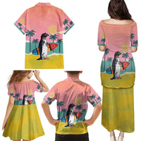 Penguin Im So Cool Christmas Family Matching Puletasi and Hawaiian Shirt Xmas Holiday Patterns - Wonder Print Shop