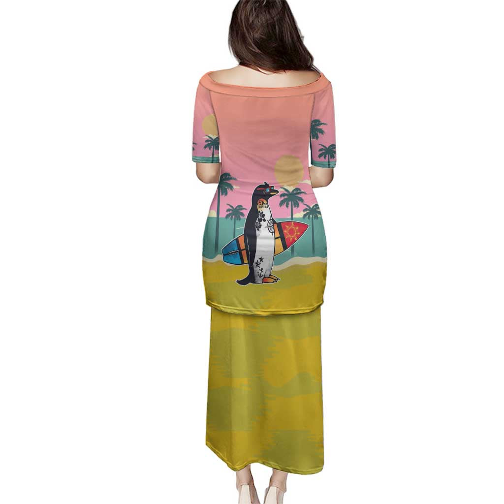 Penguin Im So Cool Christmas Family Matching Puletasi and Hawaiian Shirt Xmas Holiday Patterns - Wonder Print Shop