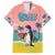 Penguin Im So Cool Christmas Family Matching Short Sleeve Bodycon Dress and Hawaiian Shirt Xmas Holiday Patterns - Wonder Print Shop