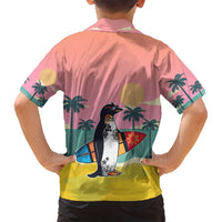 Penguin Im So Cool Christmas Family Matching Summer Maxi Dress and Hawaiian Shirt Xmas Holiday Patterns - Wonder Print Shop