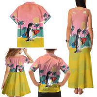 Penguin Im So Cool Christmas Family Matching Tank Maxi Dress and Hawaiian Shirt Xmas Holiday Patterns - Wonder Print Shop