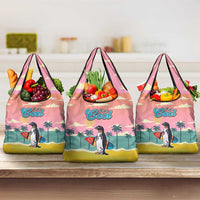Penguin Im So Cool Christmas Grocery Bag Xmas Holiday Patterns - Wonder Print Shop