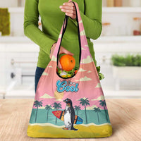Penguin Im So Cool Christmas Grocery Bag Xmas Holiday Patterns - Wonder Print Shop