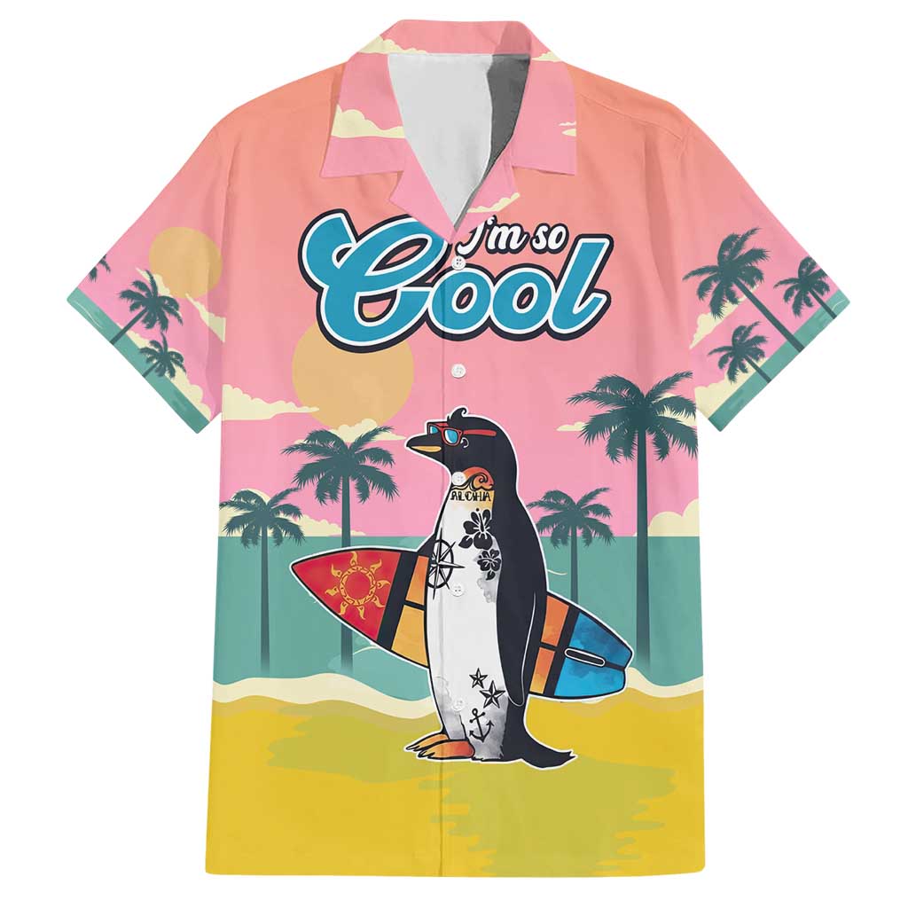 Penguin Im So Cool Christmas Hawaiian Shirt Xmas Holiday Patterns - Wonder Print Shop