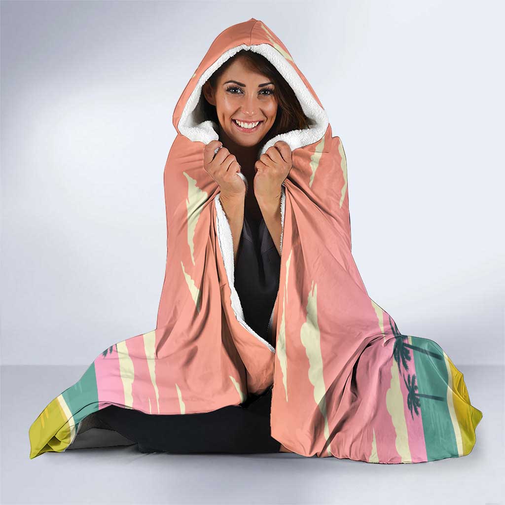 Penguin Im So Cool Christmas Hooded Blanket Xmas Holiday Patterns - Wonder Print Shop