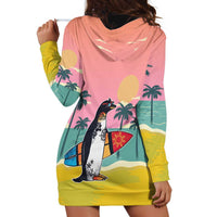Penguin Im So Cool Christmas Hoodie Dress Xmas Holiday Patterns - Wonder Print Shop
