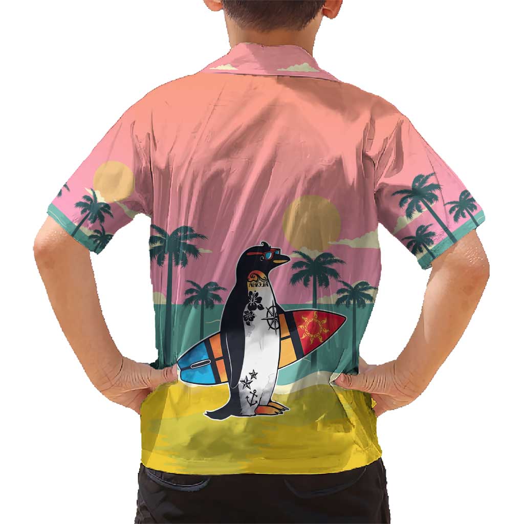 Penguin Im So Cool Christmas Kid Hawaiian Shirt Xmas Holiday Patterns - Wonder Print Shop
