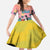 Penguin Im So Cool Christmas Kid Short Sleeve Dress Xmas Holiday Patterns - Wonder Print Shop
