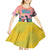 Penguin Im So Cool Christmas Kid Short Sleeve Dress Xmas Holiday Patterns - Wonder Print Shop