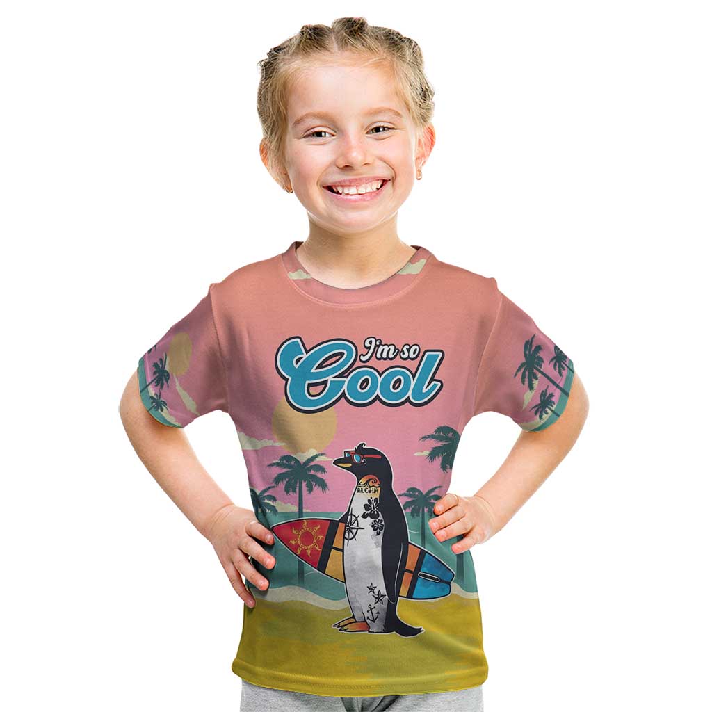 Penguin Im So Cool Christmas Kid T Shirt Xmas Holiday Patterns - Wonder Print Shop