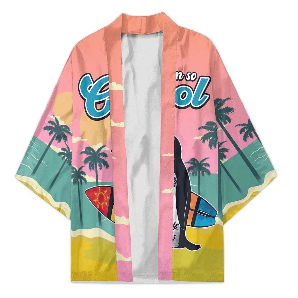 Penguin Im So Cool Christmas Kimono Xmas Holiday Patterns - Wonder Print Shop