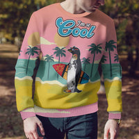 Penguin Im So Cool Christmas Ugly Christmas Sweater Xmas Holiday Patterns - Wonder Print Shop