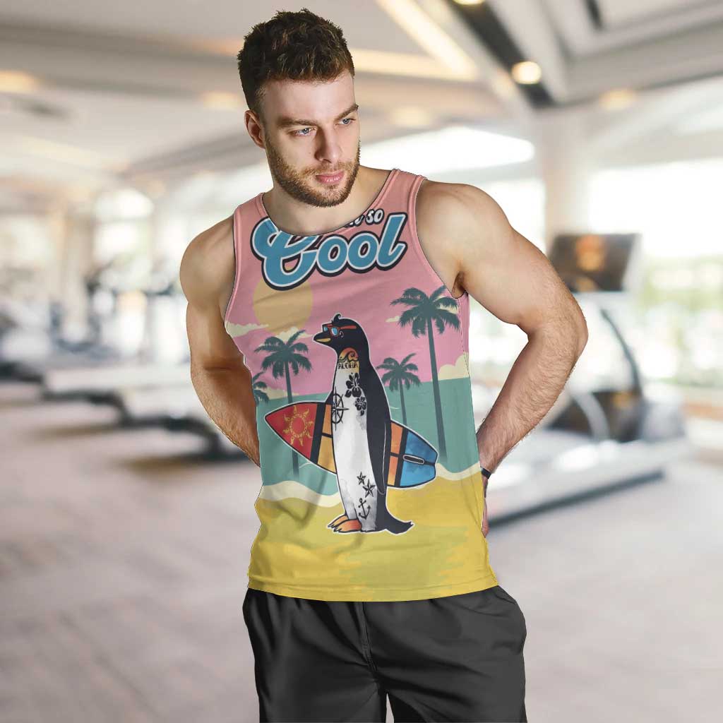 Penguin Im So Cool Christmas Men Tank Top Xmas Holiday Patterns - Wonder Print Shop