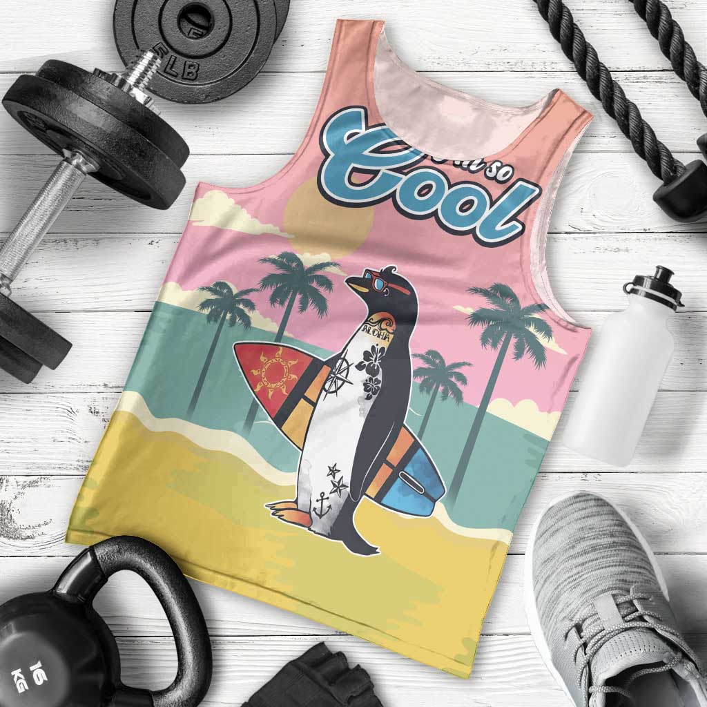 Penguin Im So Cool Christmas Men Tank Top Xmas Holiday Patterns - Wonder Print Shop