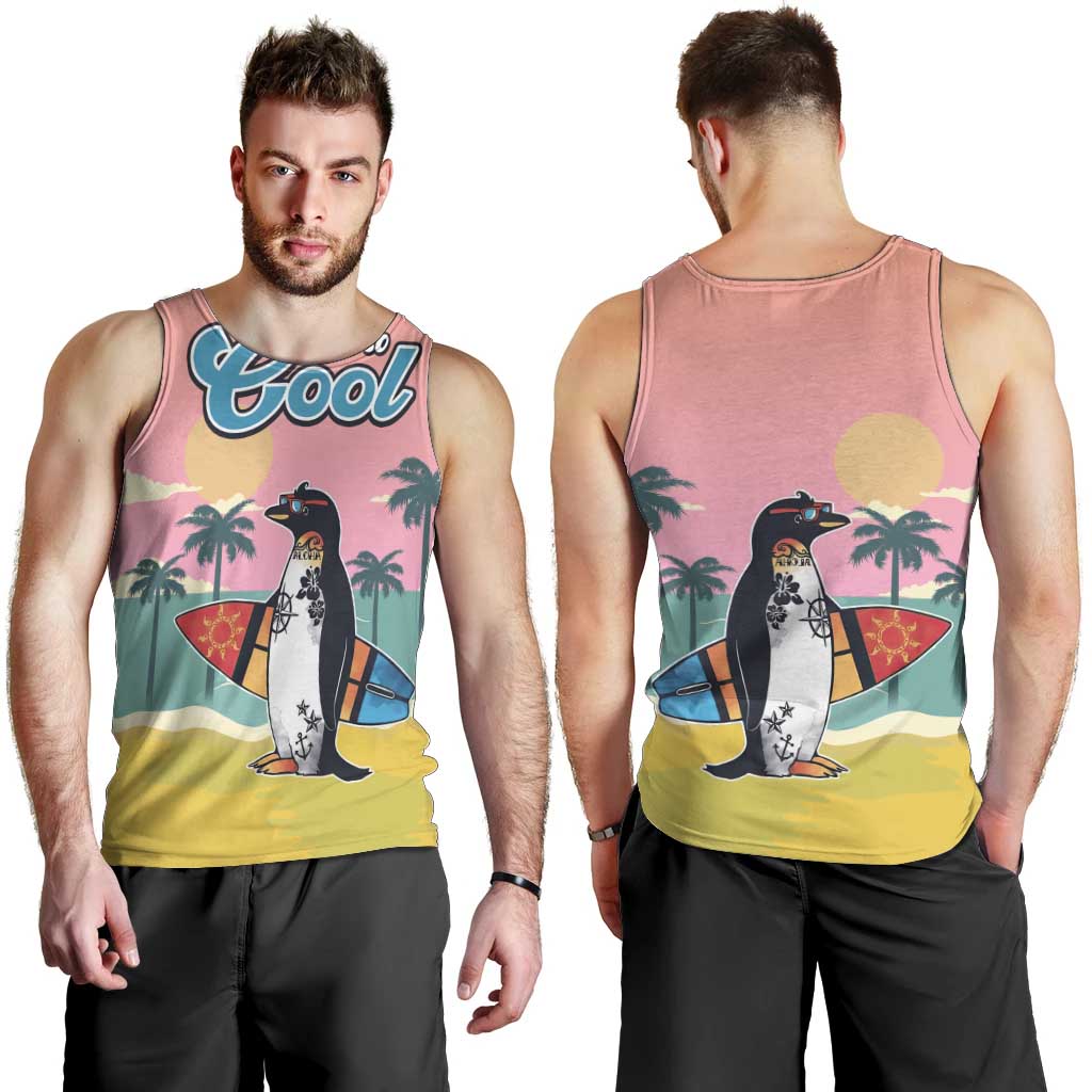 Penguin Im So Cool Christmas Men Tank Top Xmas Holiday Patterns - Wonder Print Shop