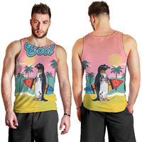 Penguin Im So Cool Christmas Men Tank Top Xmas Holiday Patterns - Wonder Print Shop
