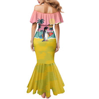 Penguin Im So Cool Christmas Mermaid Dress Xmas Holiday Patterns - Wonder Print Shop
