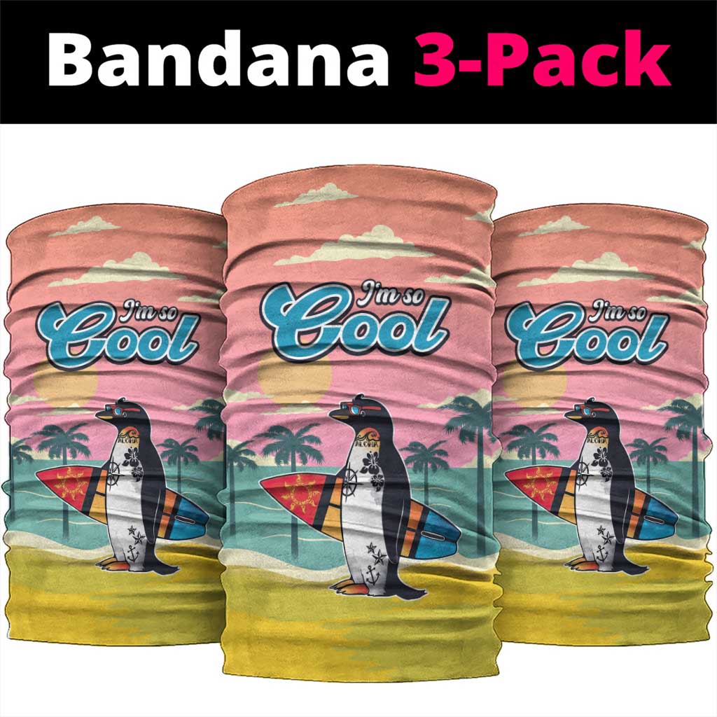 Penguin Im So Cool Christmas Neck Gaiter Xmas Holiday Patterns - Wonder Print Shop