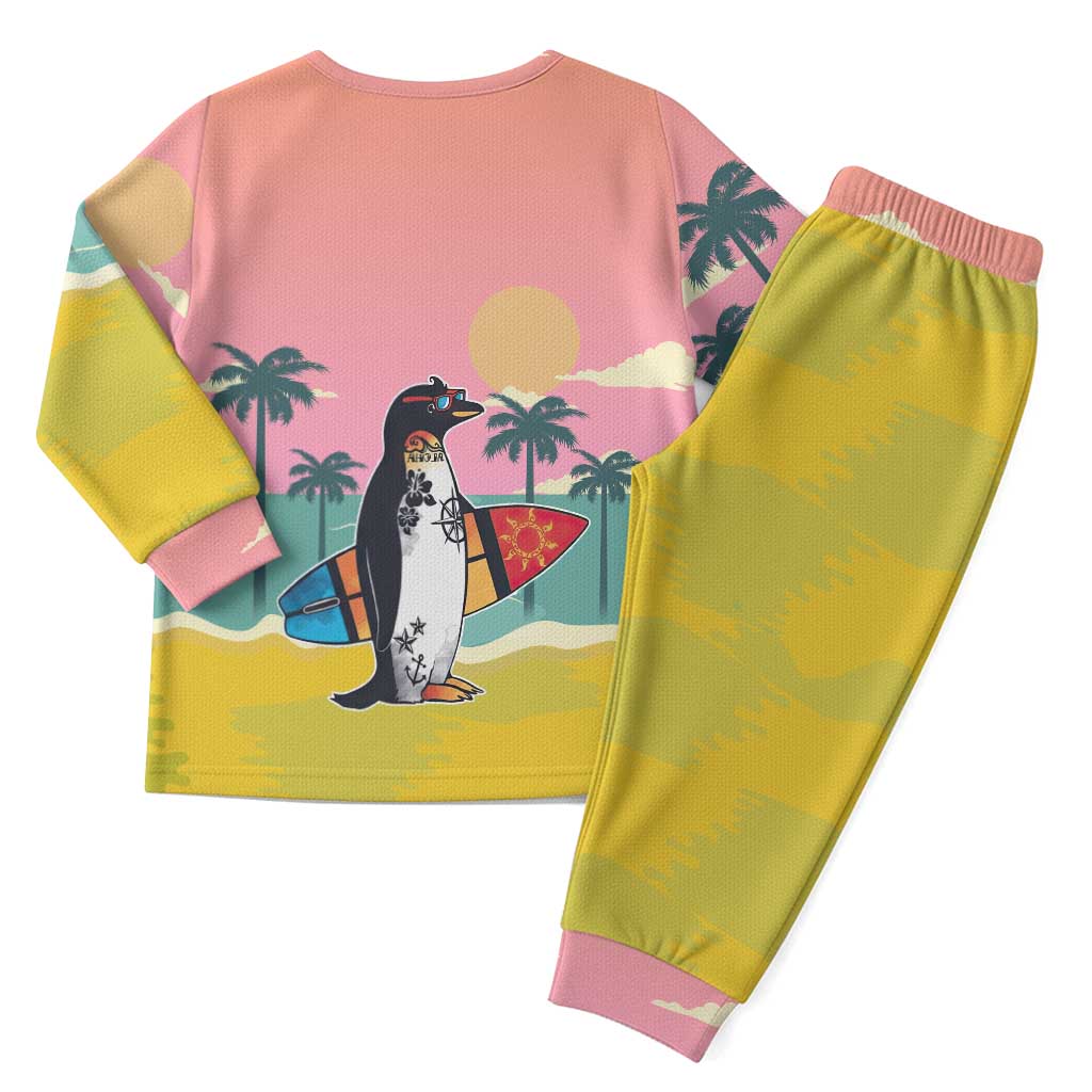 Penguin Im So Cool Christmas Pajama Set Xmas Holiday Patterns - Wonder Print Shop