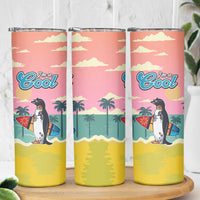 Penguin Im So Cool Christmas Skinny Tumbler Xmas Holiday Patterns - Wonder Print Shop