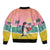 Penguin Im So Cool Christmas Sleeve Zip Bomber Jacket Xmas Holiday Patterns - Wonder Print Shop