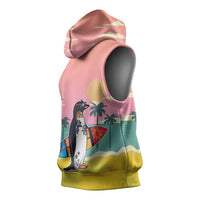 Penguin Im So Cool Christmas Sleeveless Hoodie Xmas Holiday Patterns - Wonder Print Shop